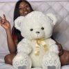 Cute colorful ribbon plush bear (65cm) - Image 4
