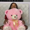 Cute colorful ribbon plush bear (65cm) - Image 7