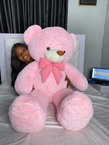 Giant cute deals teddy bear