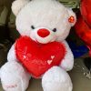 Red and White Love Bear(100cm) - Image 3