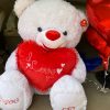 Red and White Love Bear(100cm)