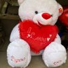 Red and White Love Bear(100cm) - Image 5