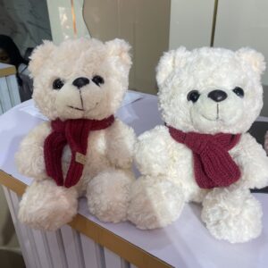 22cm Cream muffler tie